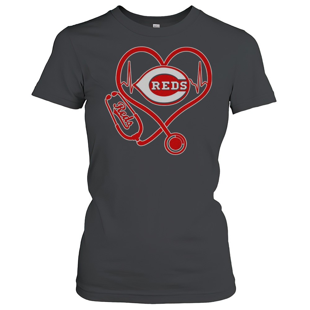 stethoscope-heartbeat-cincinnati-reds-pride-t-shirt-o2ddw9dp Stethoscope Heartbeat Cincinnati Reds Pride T-Shirt
