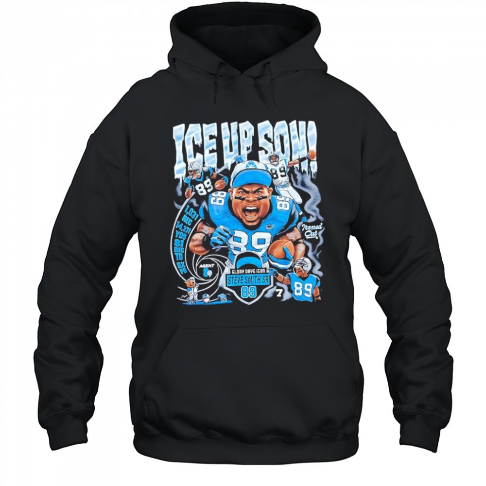 Steve Smith Sr. ice up son shirt