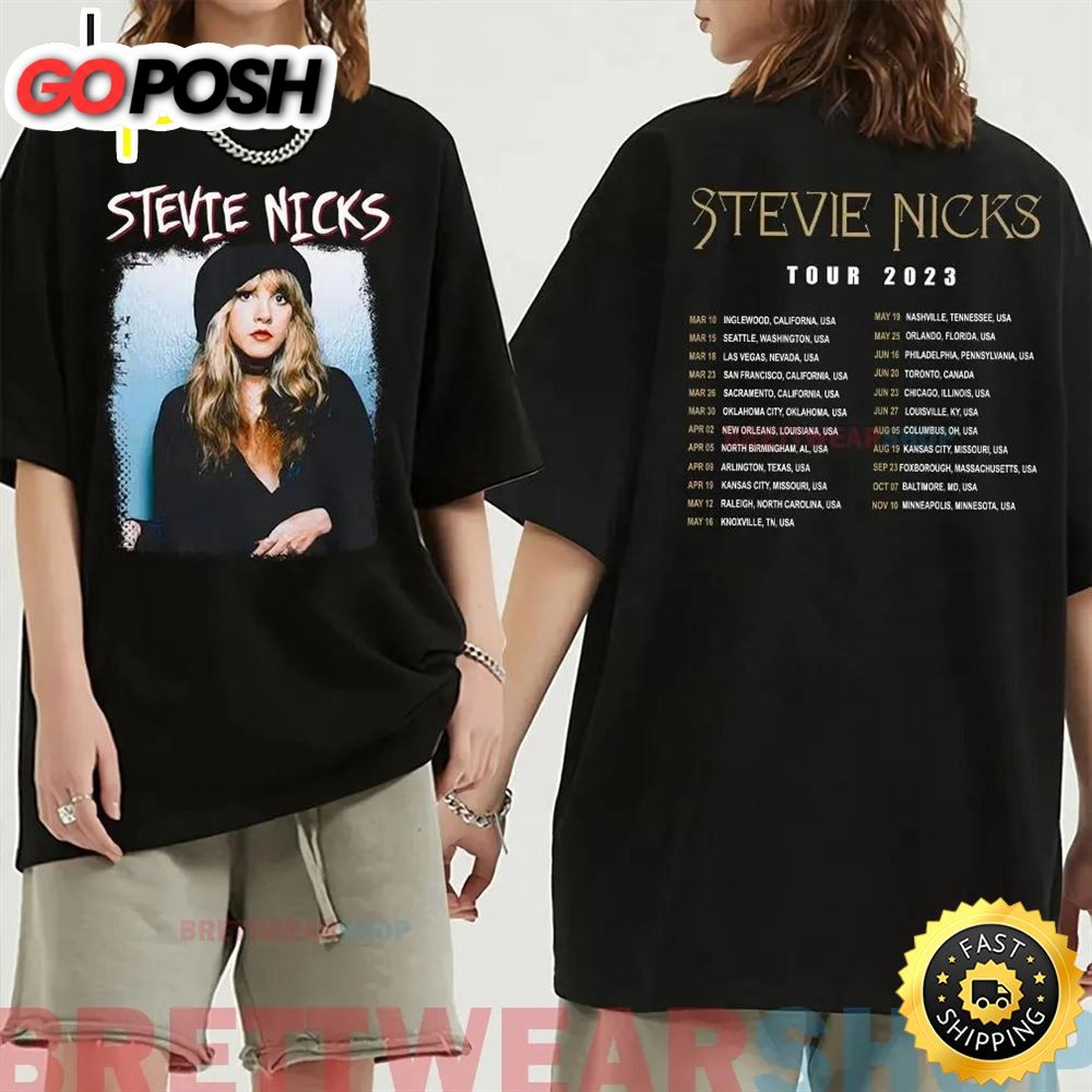 Stevie Nicks Tour 2023 Shirt Official Concert Merchandise