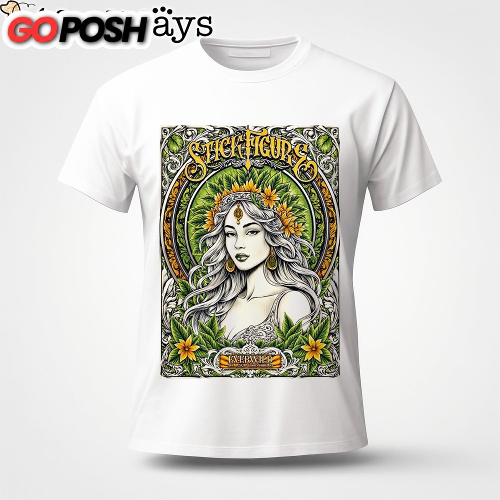 Stick Figure EVERWILD Music Festival August 1 2024 Thornville OH Unisex T-Shirt