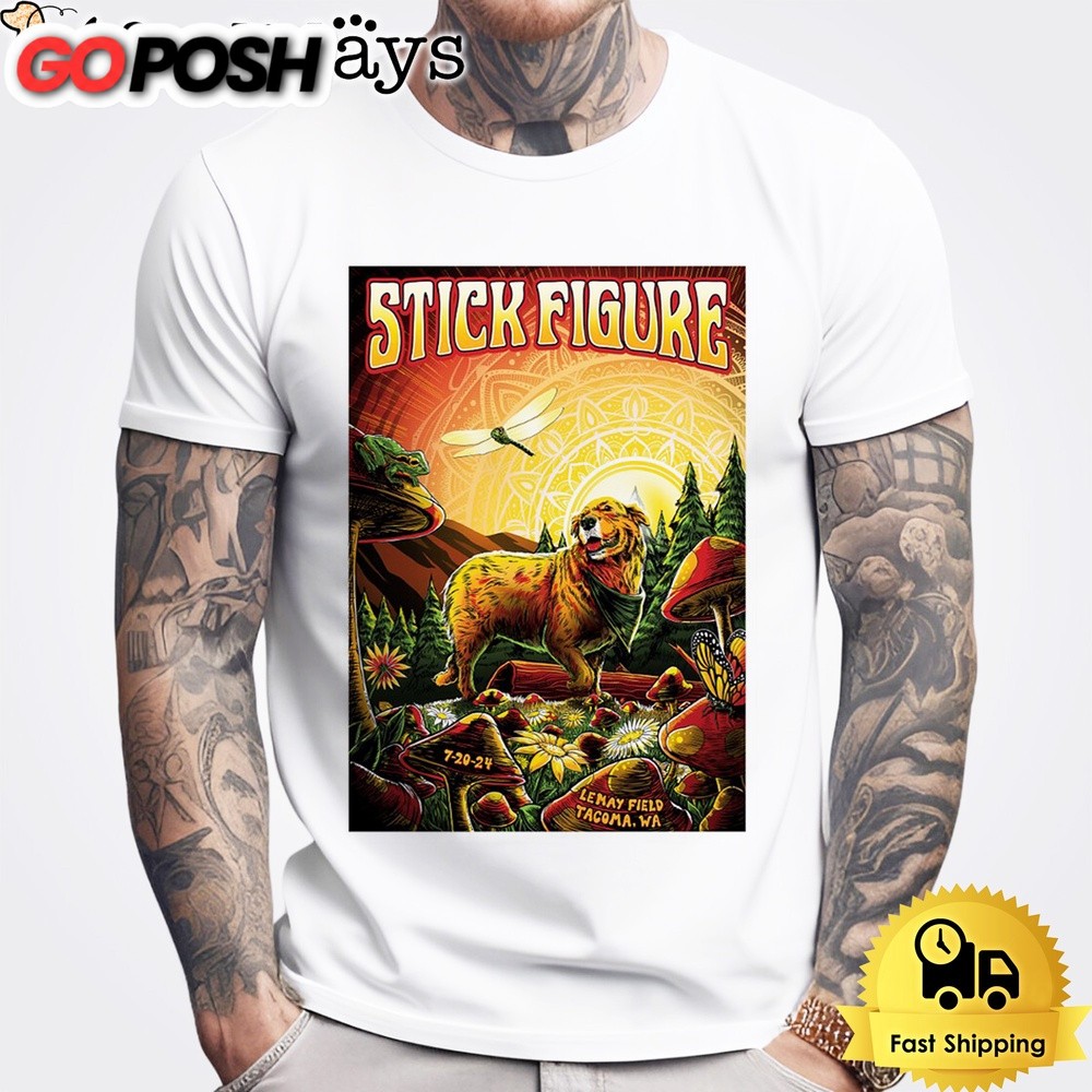 Stick Figure Tour In Tacoma WA On July 20 2024 Unisex T-Shirt