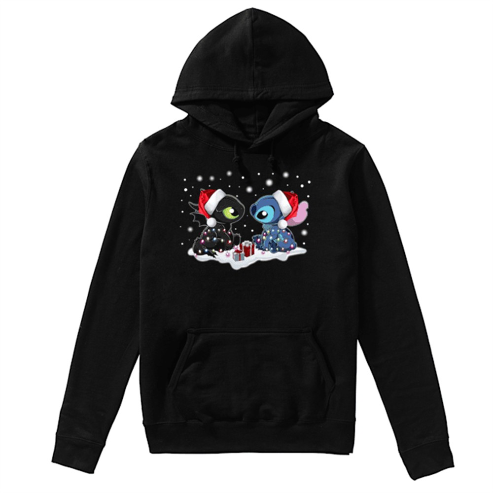 Stitch and Toothless Christmas shirt