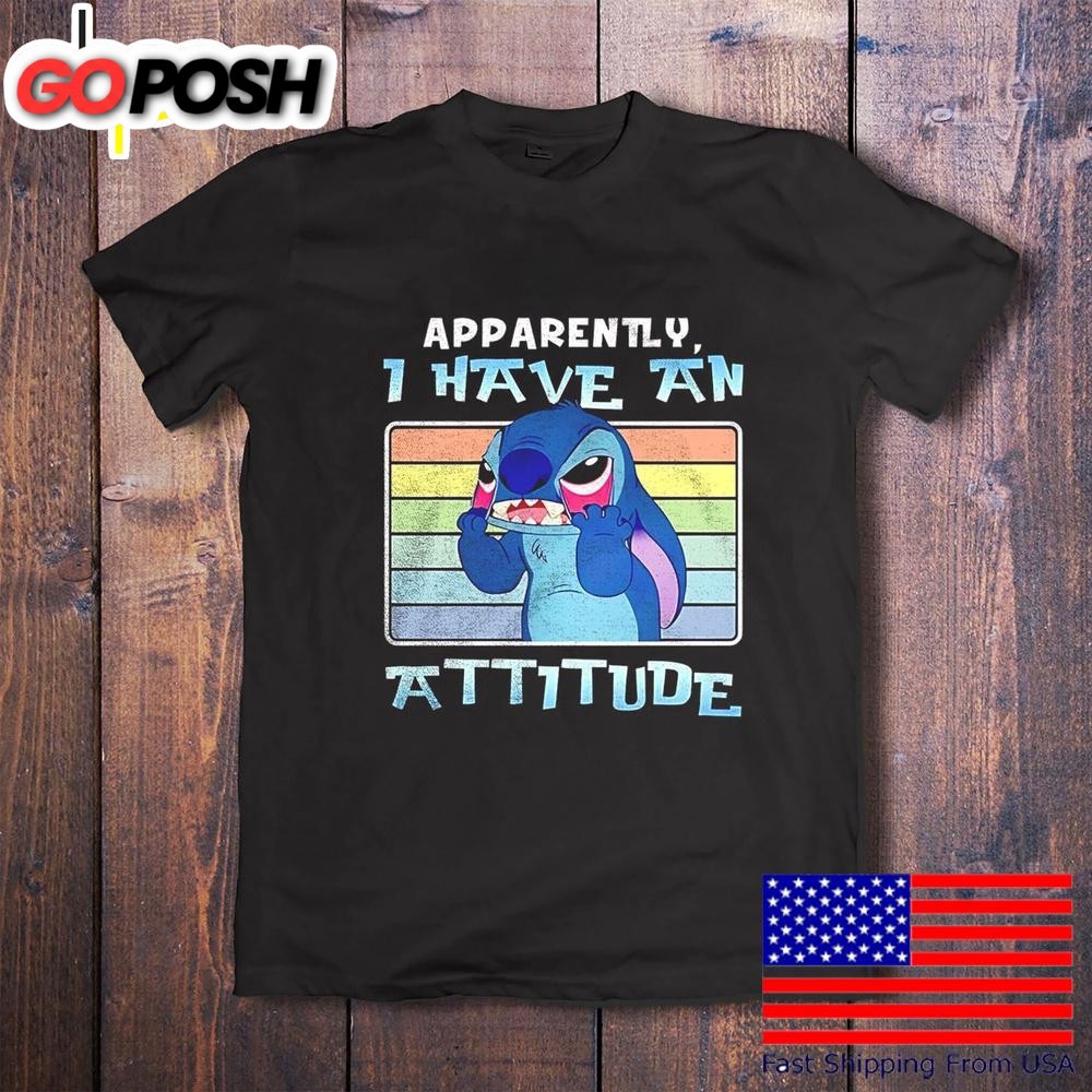 Stitch Apparently I Have An Attitude T-Shirt