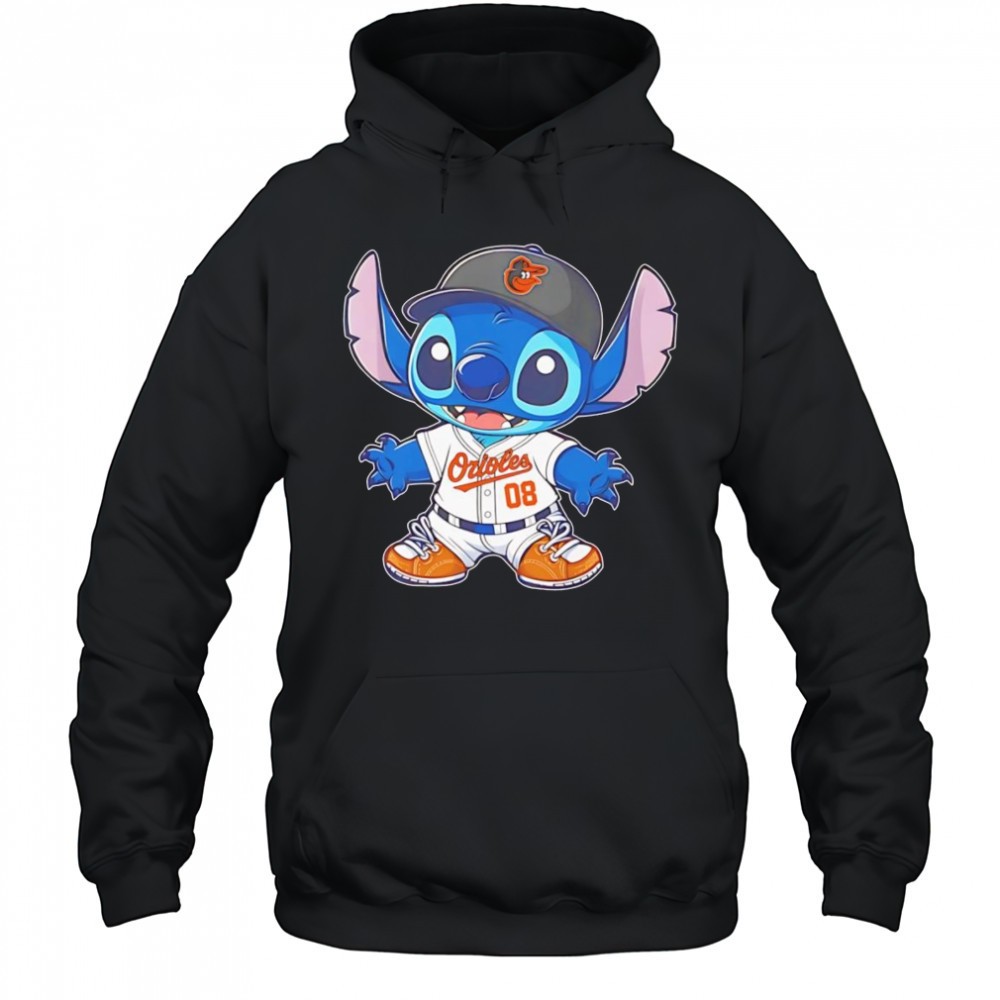 Stitch Baltimore Orioles baseball shirt