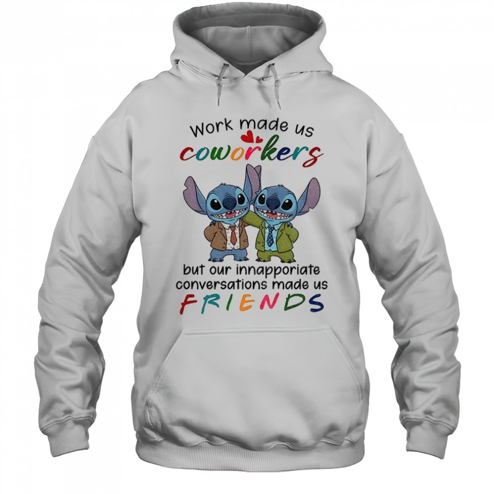 Stitch Co-workers are like Christmas lights they hang together half of them dont work and the other Christmas shirt