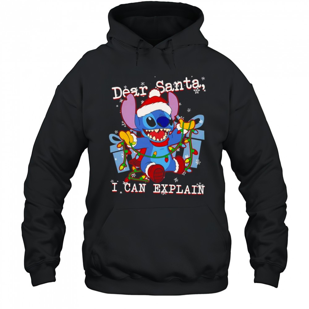 Stitch dear Santa I can explain Christmas shirt