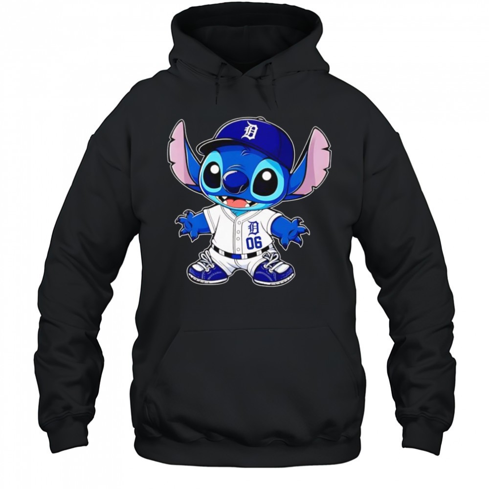 Stitch Detroit Tigers baseball shirt