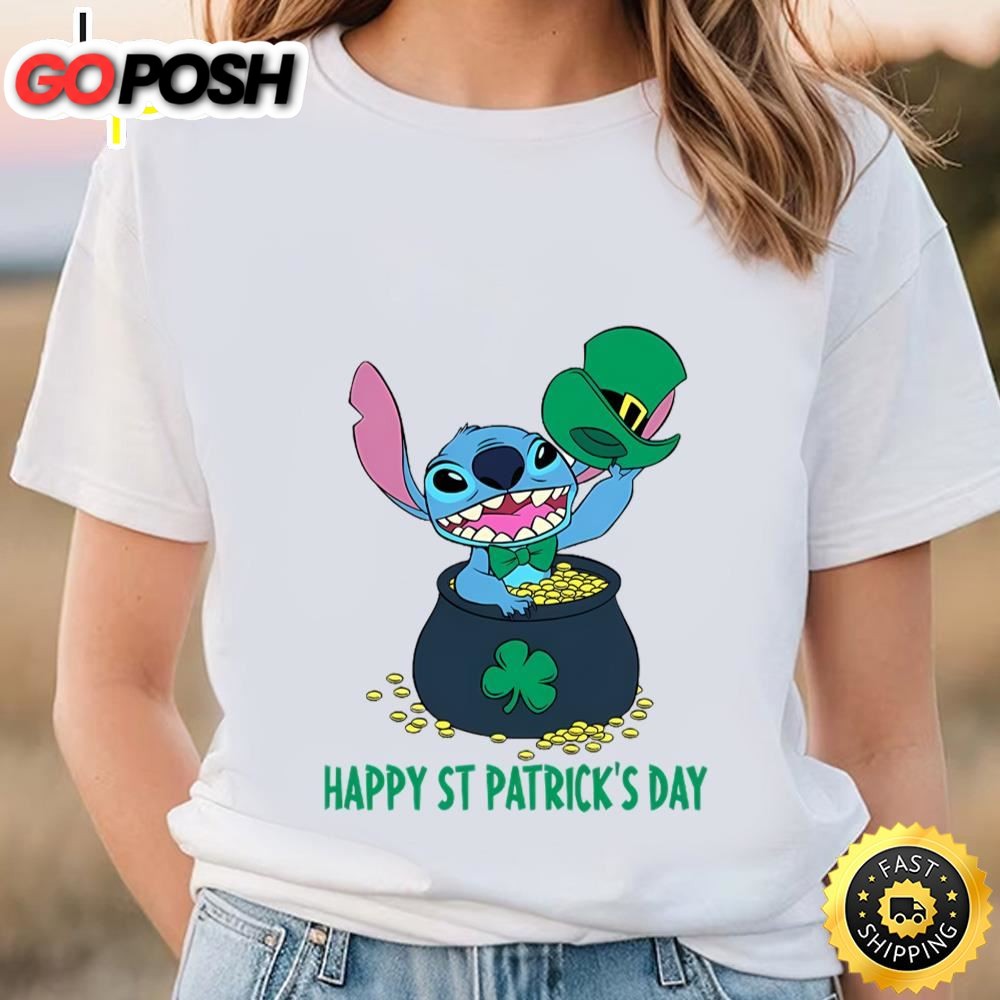 Stitch Happy St Patricks Day Shirt
