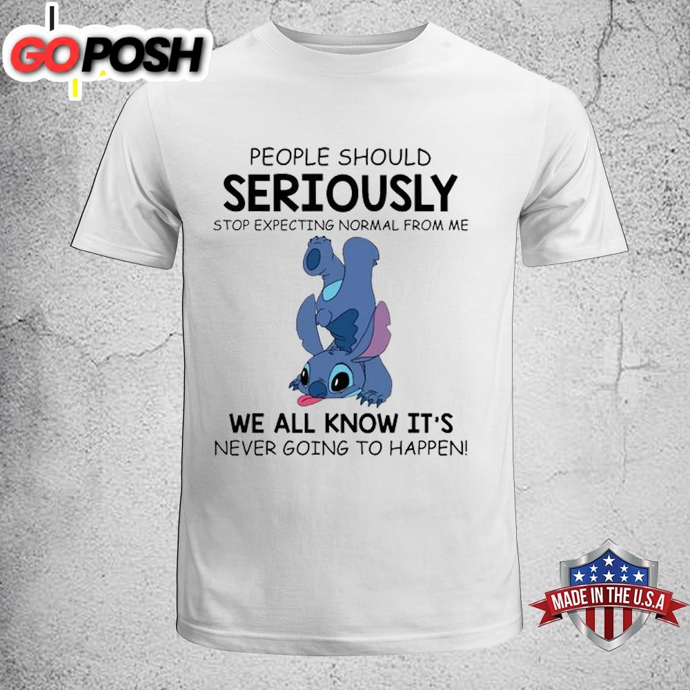 Stitch People Should Seriously Unisex T-Shirt