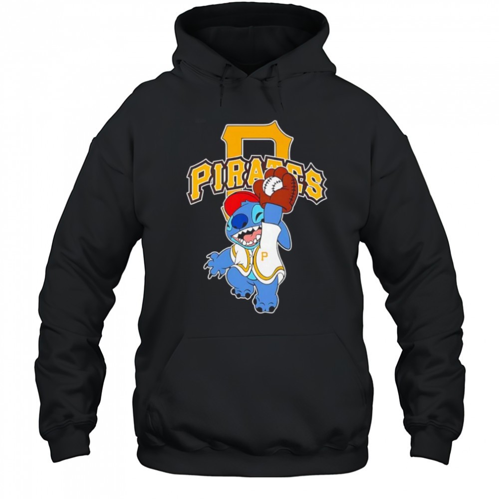 Stitch play baseball Pittsburgh Pirates shirt