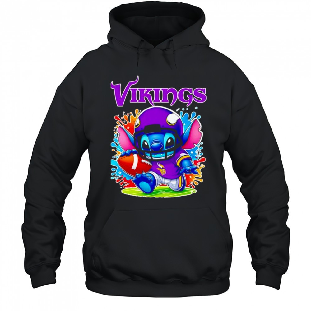 Stitch running Minnesota Vikings football shirt