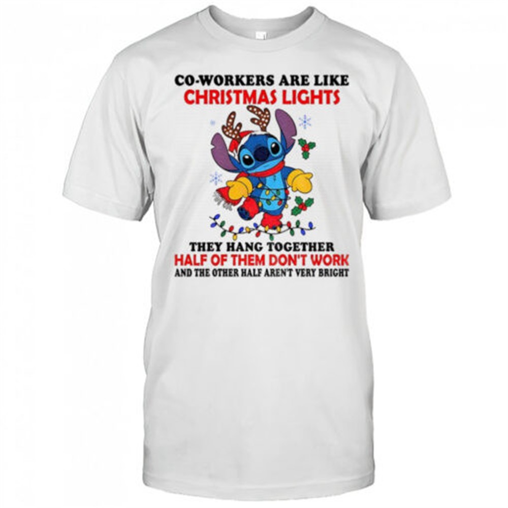 stitch-santa-co-workers-are-like-christmas-lights-they-hang-together-half-of-the-eodrekrm Stitch Santa Co-workers are like Christmas lights they hang together half of them dont work Christmas shirt