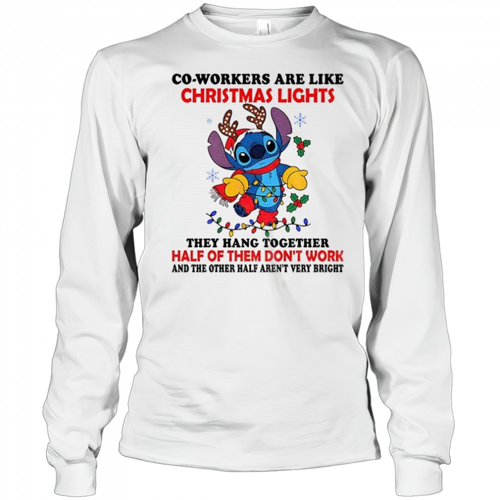 stitch-santa-co-workers-are-like-christmas-lights-they-hang-together-half-of-the-eodrekrm Stitch Santa Co-workers are like Christmas lights they hang together half of them dont work Christmas shirt