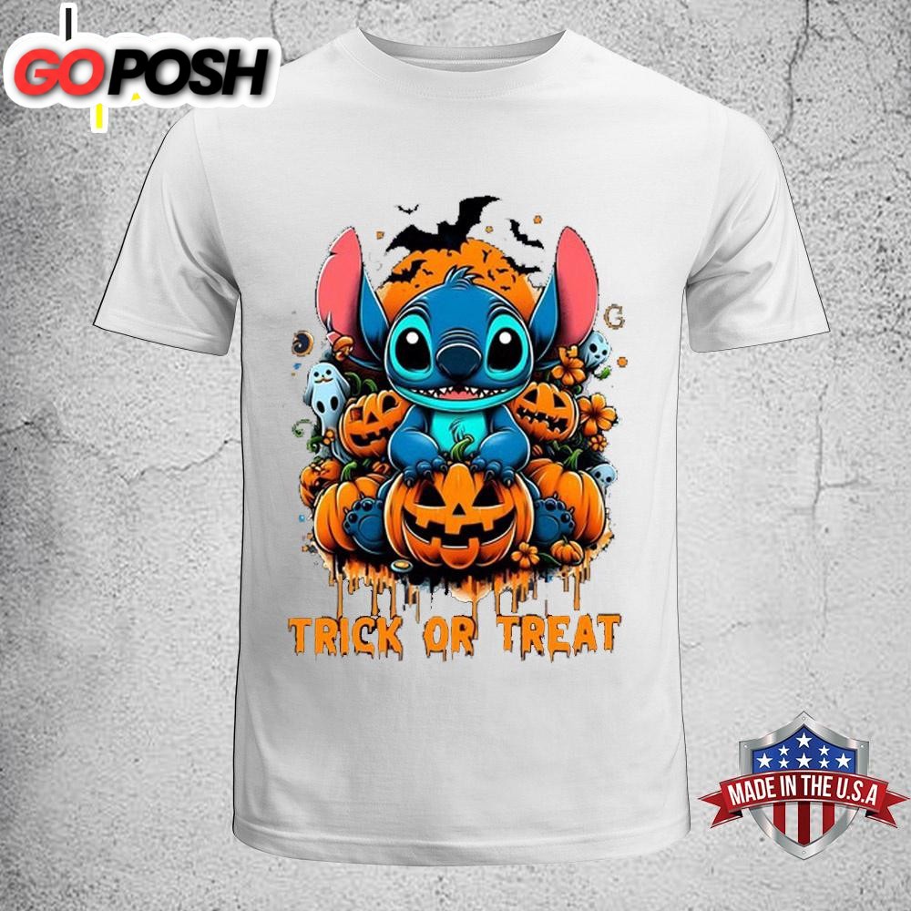 Stitch Trick Or Treat Halloween Day Unisex T-Shirt