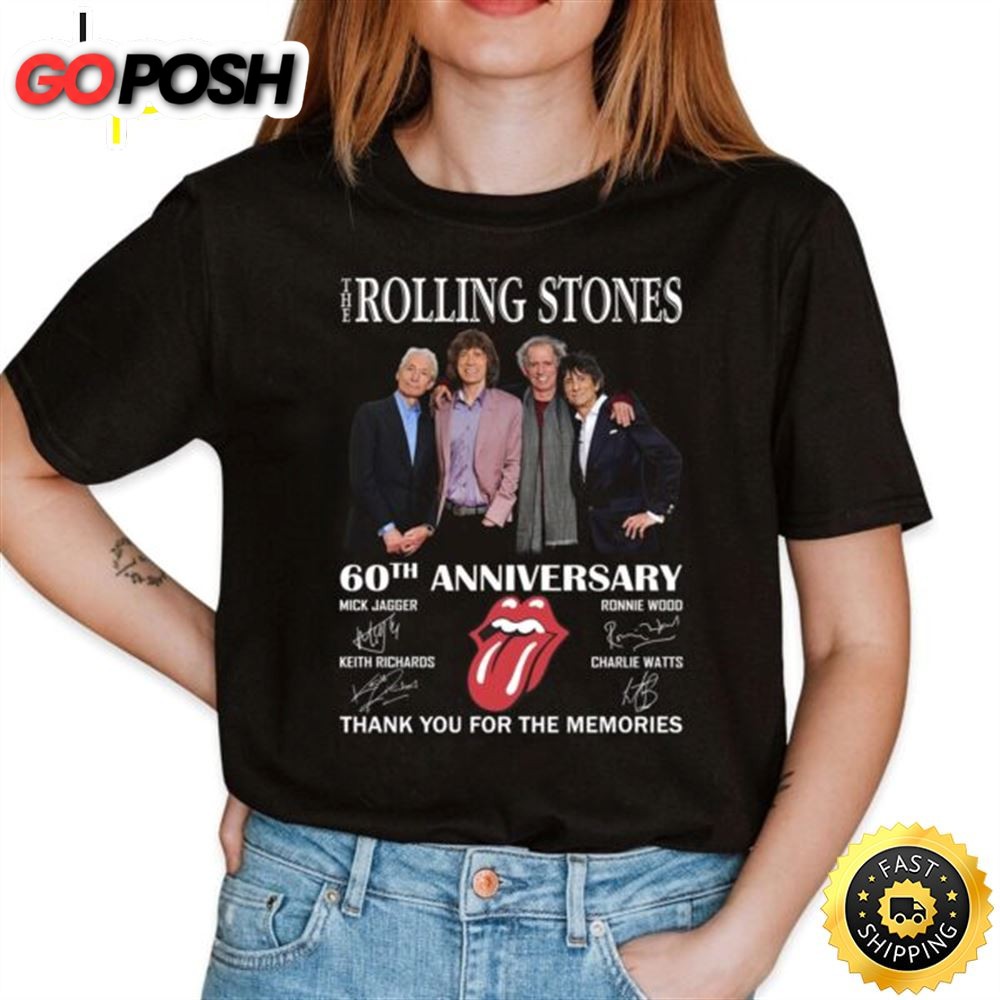Stones Sixty Europe 2025 Tour Unisex Black T-shirt