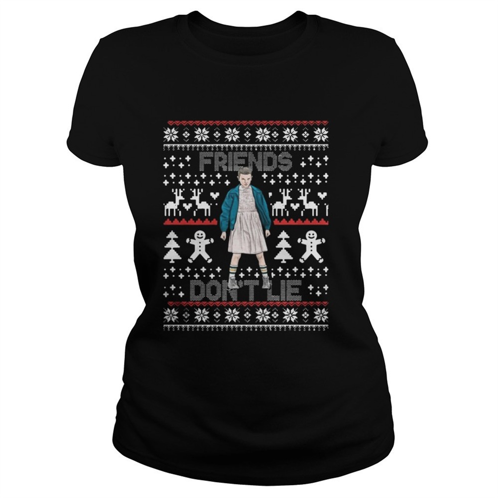Stranger Things 11 – Friends Dont Lie Christmas Shirt