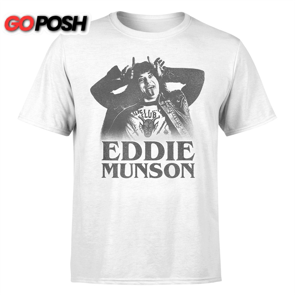 Stranger Things 4 Eddie Munson Demon Horns T Shirt