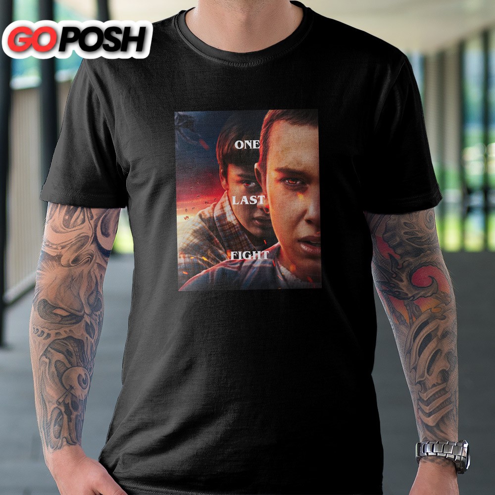 Stranger Things 5 2025 ONE LAST FIGHT T-shirt