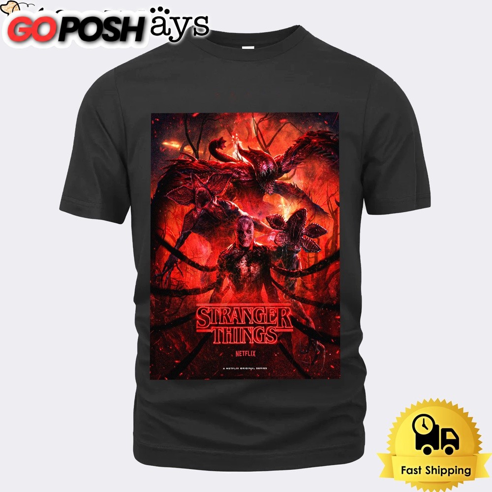 Stranger Things 5 Monter Unisex T-Shirt