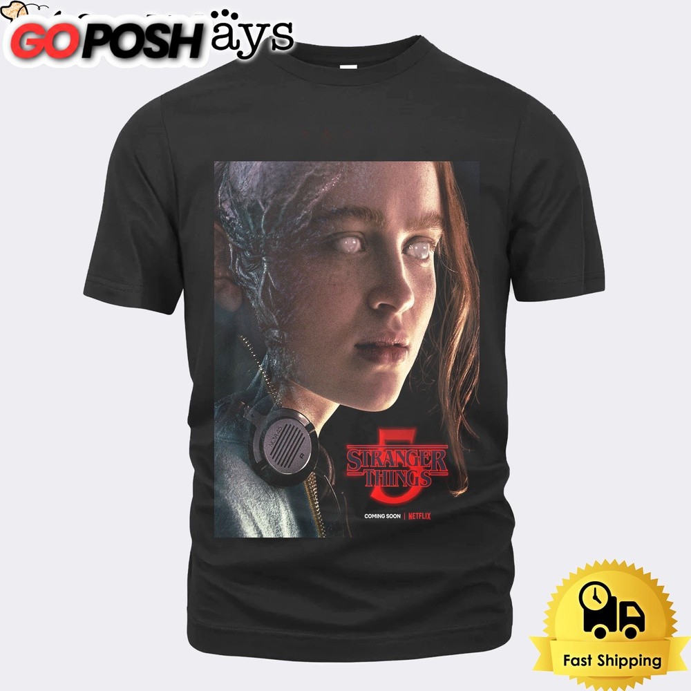 Stranger Things 5 The Final Season Max Eyes Headphone Unisex T-Shirt