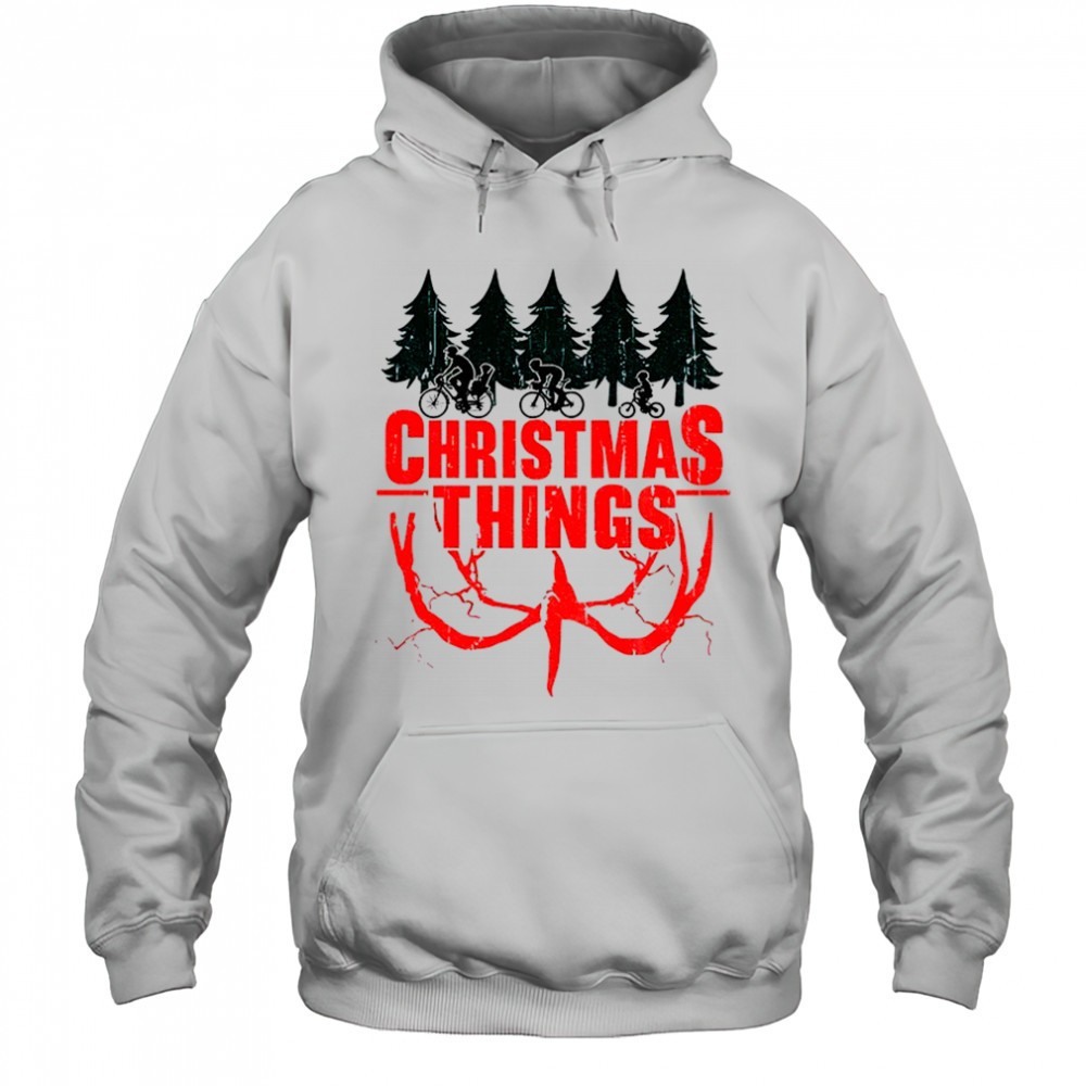 Stranger Things Christmas Things Christmas tree Merry Christmas shirt