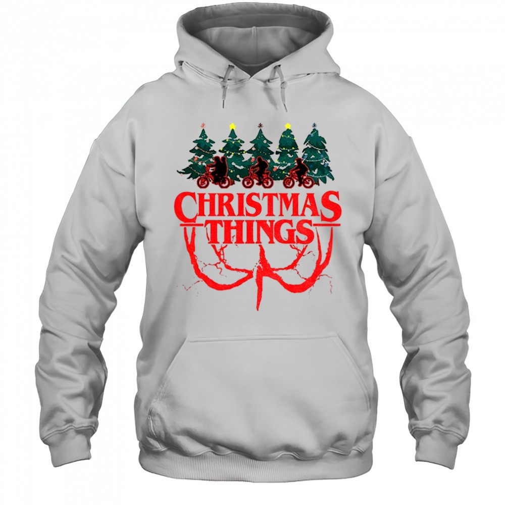 Stranger Things Christmas Things Merry Christmas shirt