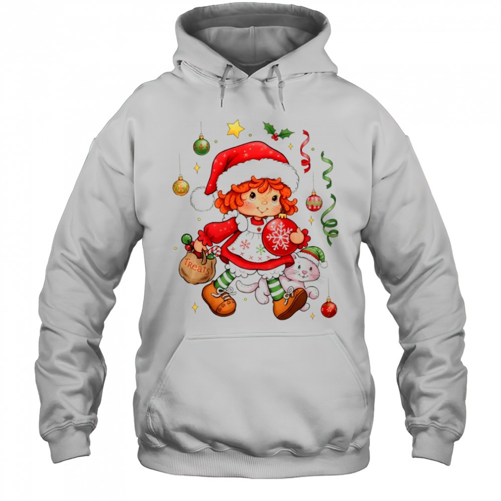Strawberry Shortcake Treats Christmas Characters Merry Christmas shirt