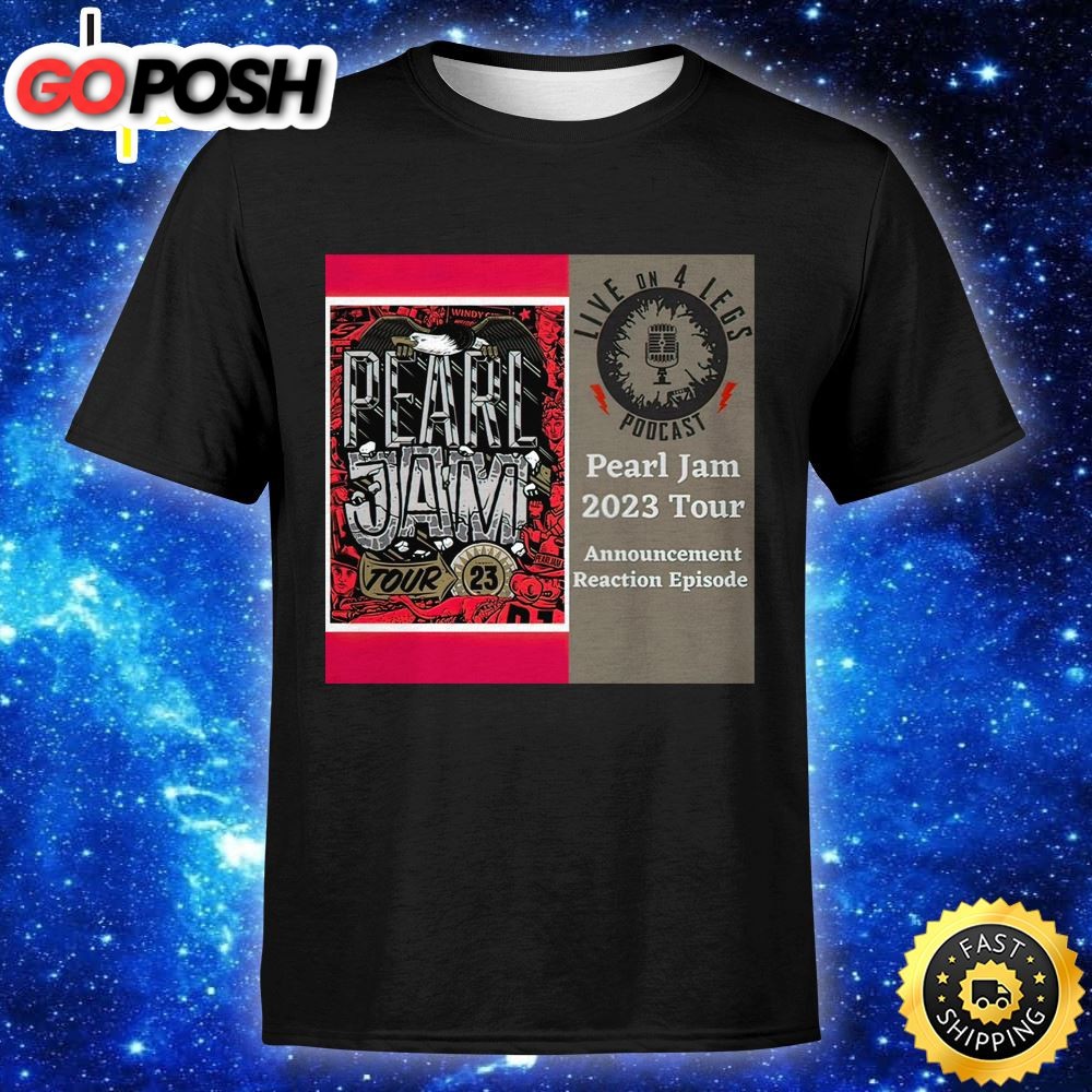 Stream Pearl Jam 2025 Tour Announcement Reaction Unisex T-Shirt