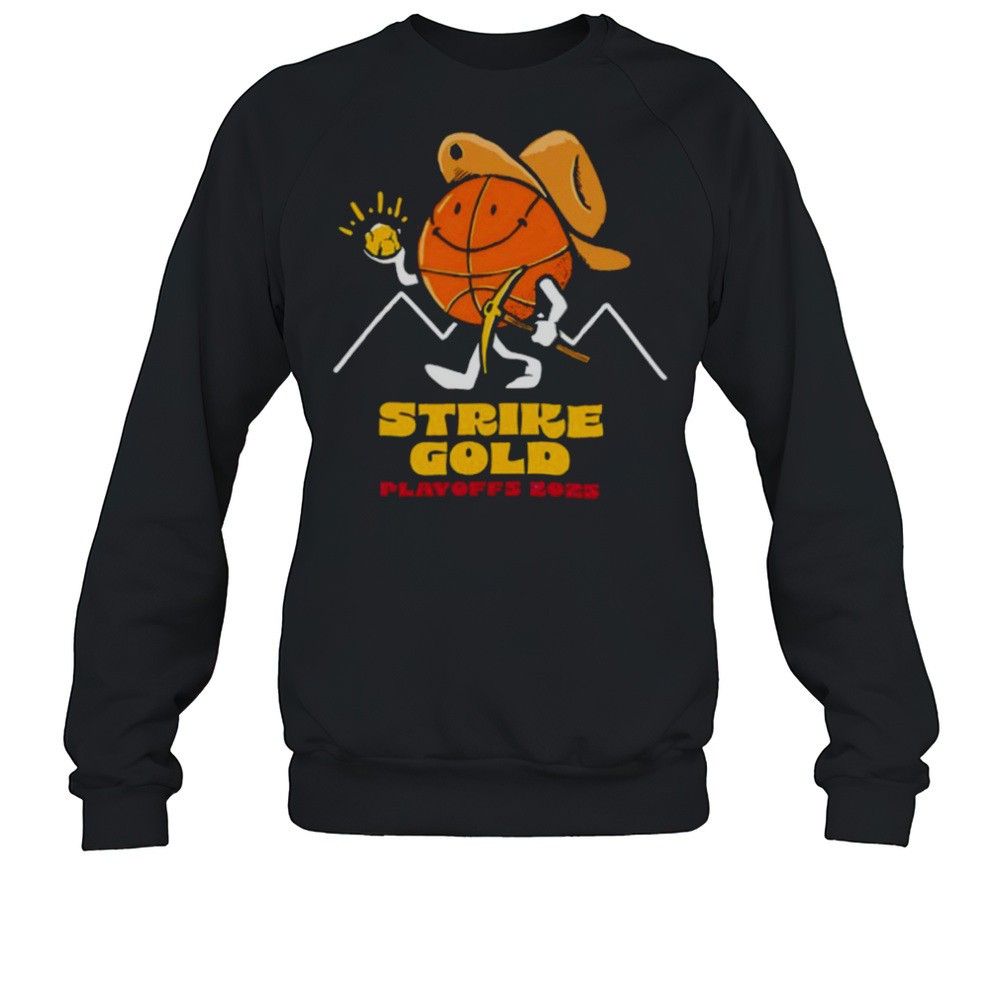 Strike Gold Basketball Playoff 2025 Shirt