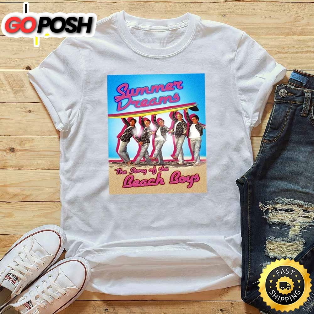 Summer Dream The Beach Boys Tour 2025 White T-Shirt