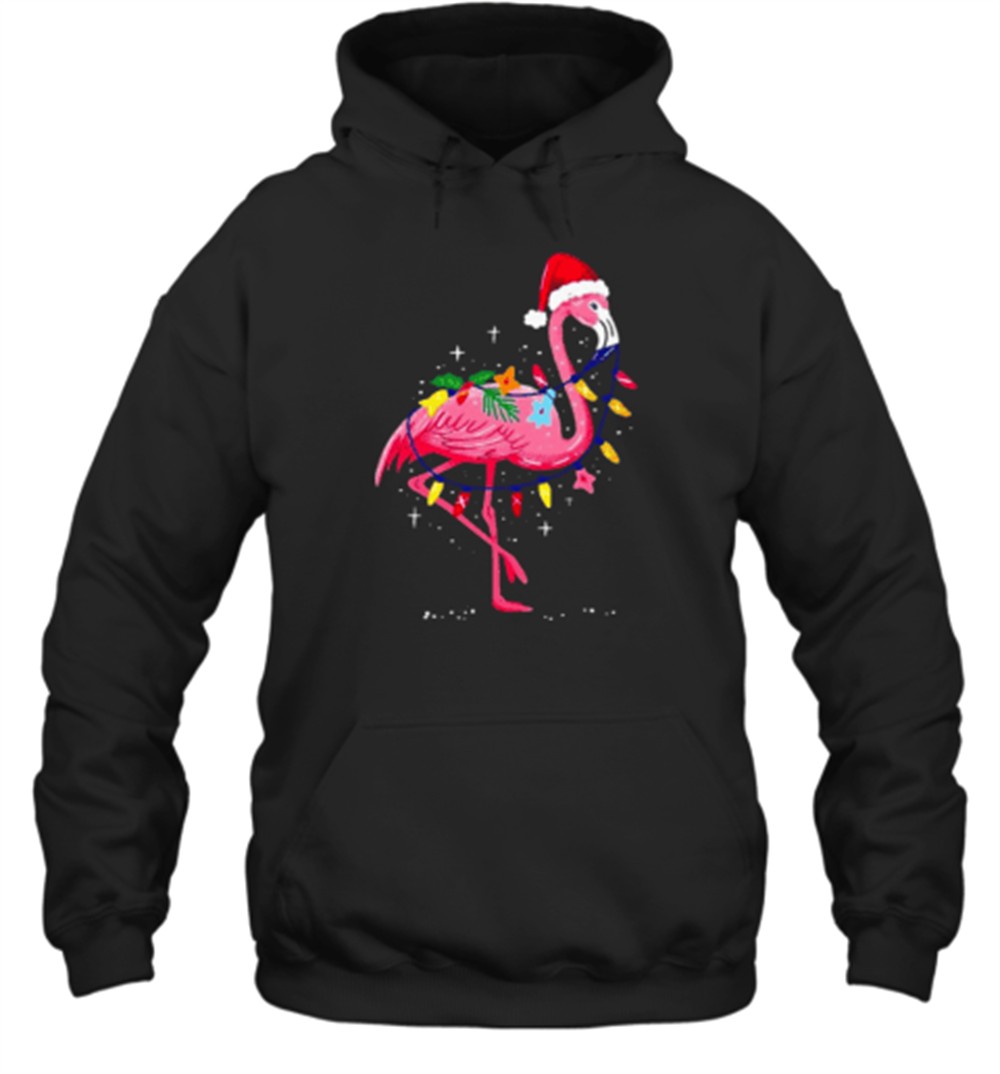 Summer Tropical Flamingo Christmas T-Shirt