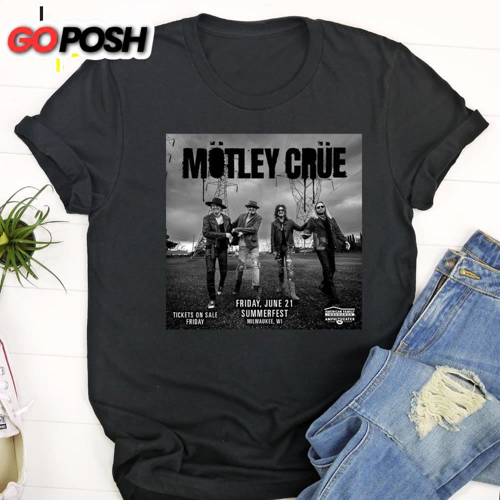 Summerfest Announces Motley Crue Unisex T-Shirt