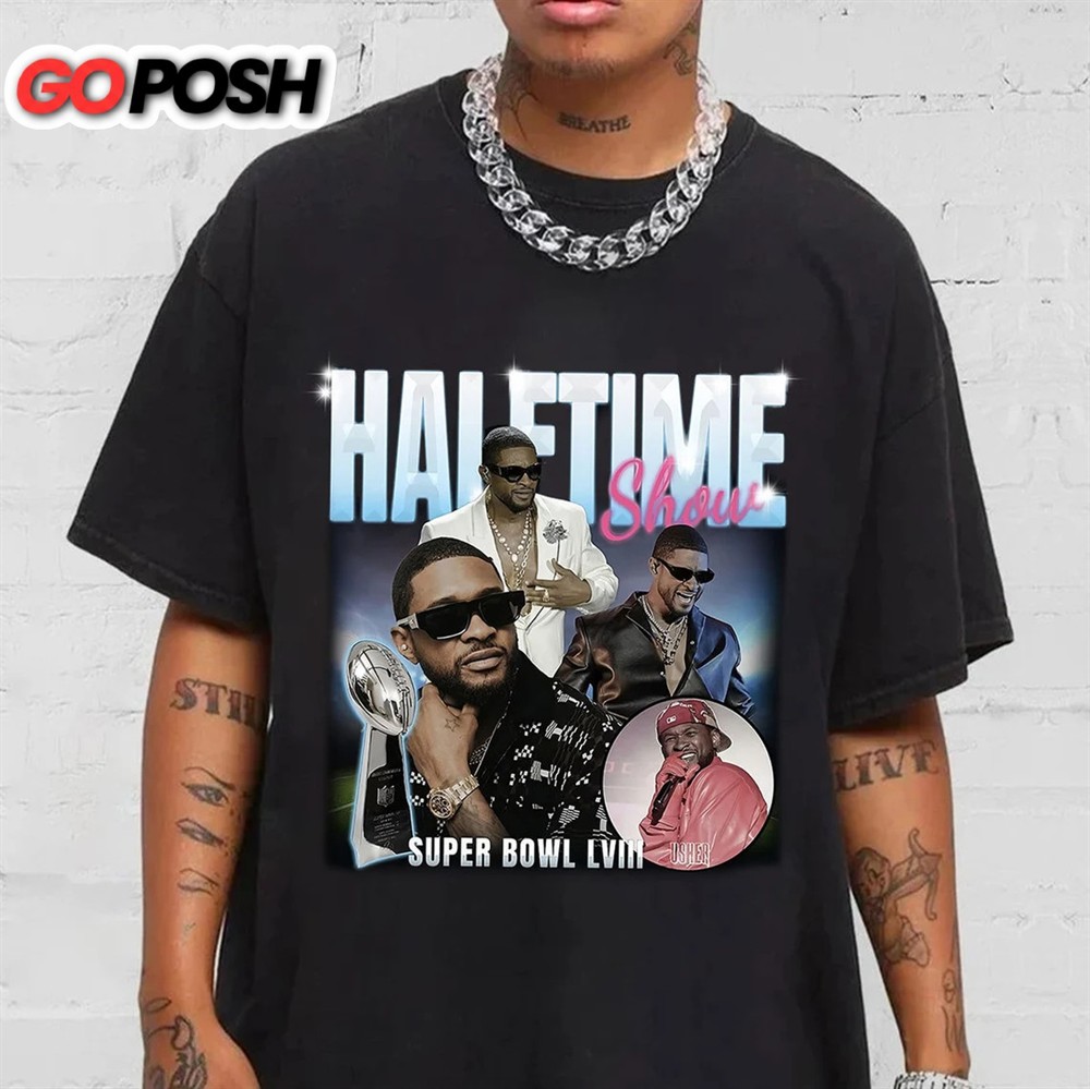 Super Bowl Halftime Show Usher Singer 2025 Shirt
