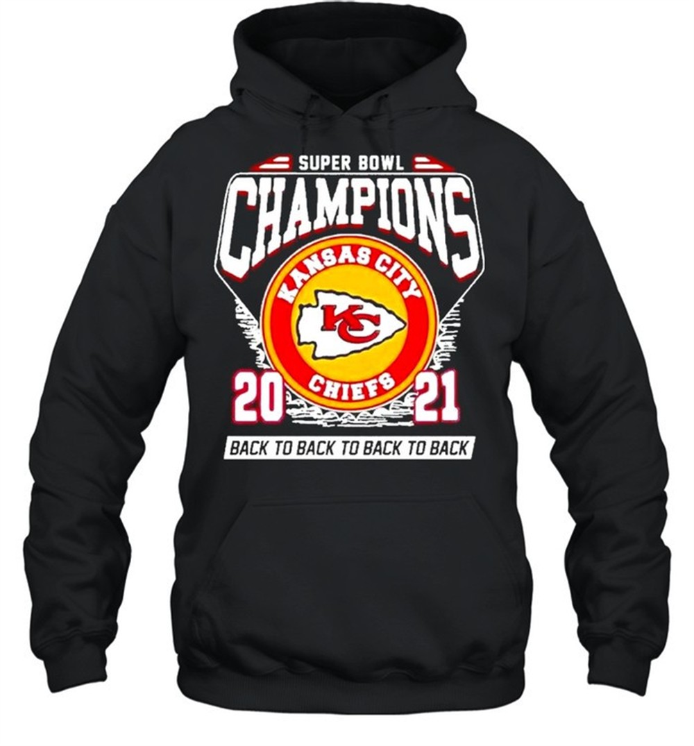 Super Bowl Kansas City Chiefs Football 2021 Champions Black To Back To Back shirt