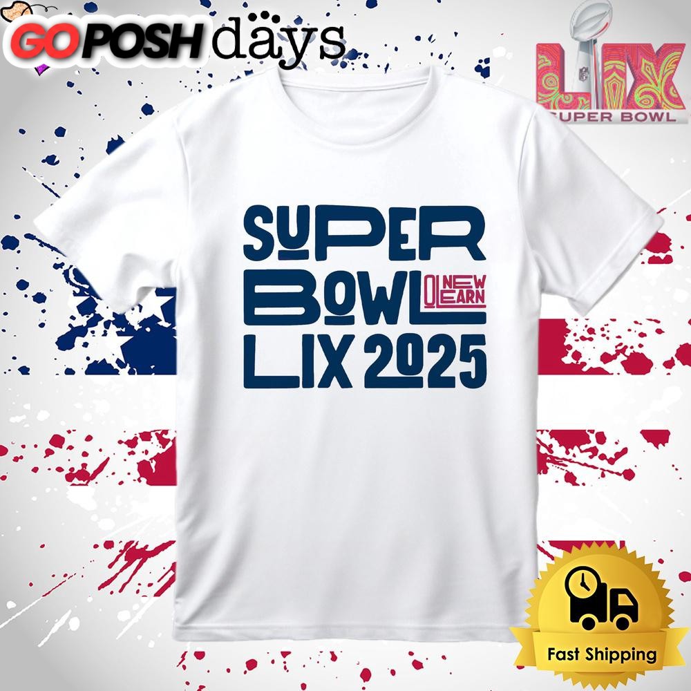 Super Bowl Lix 2025 New Orleans T Shirt