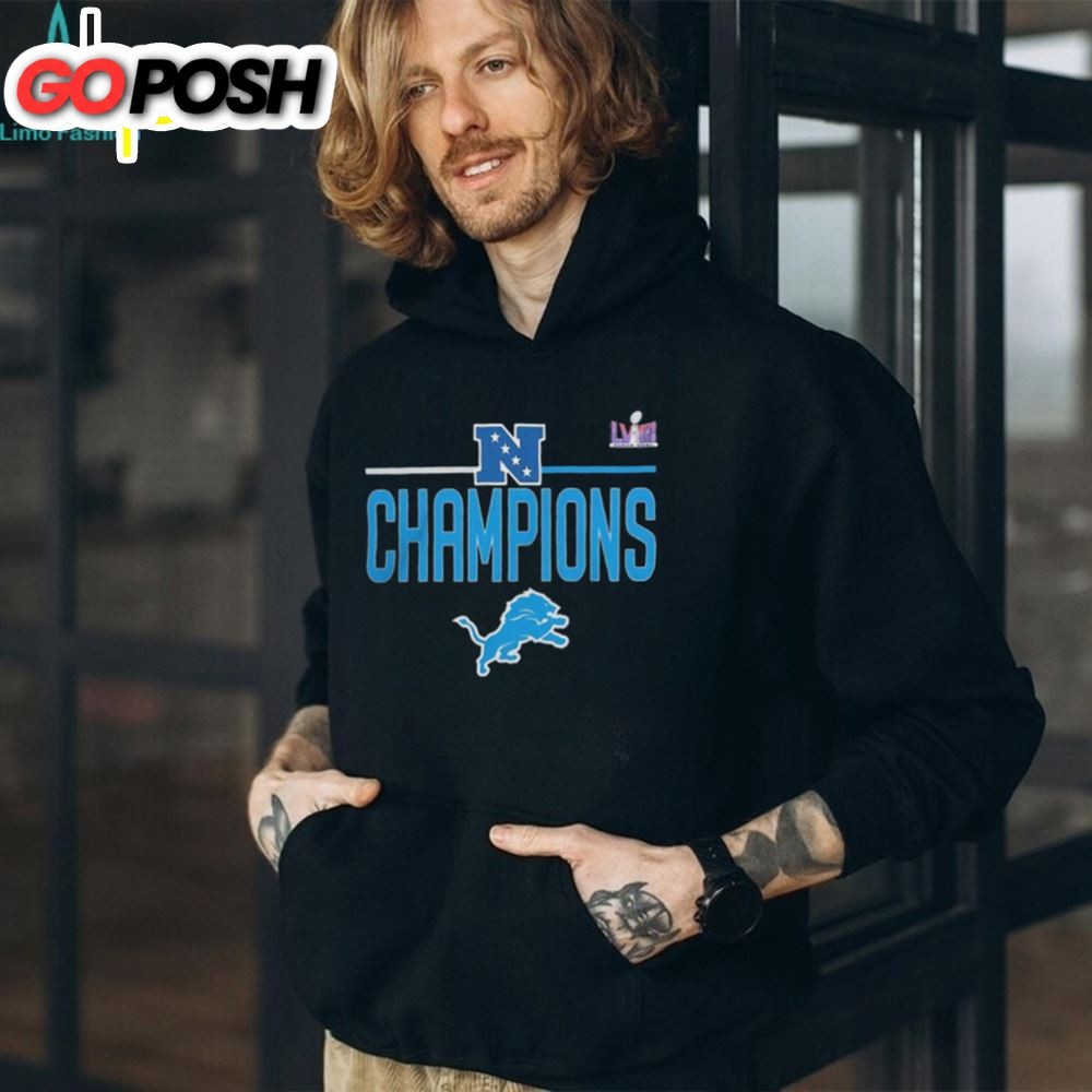 Super Bowl Lviii Detroit Lions 2025 Nfc Champions T Shirt
