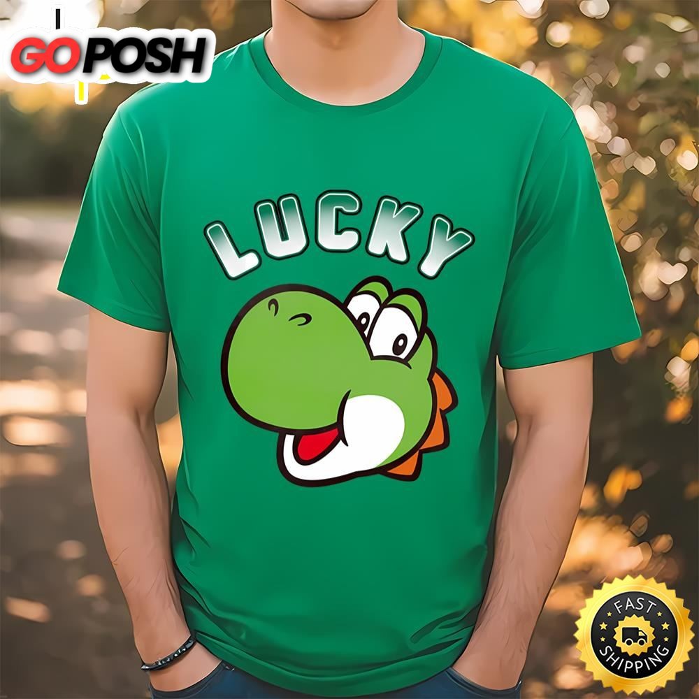 Super Mario St. Patricks Day Lucky Yoshi T-Shirt