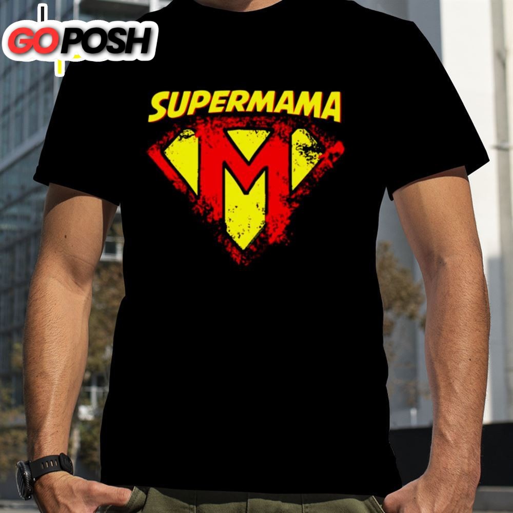 Super Mom Parody Superman Mothers Day Shirt