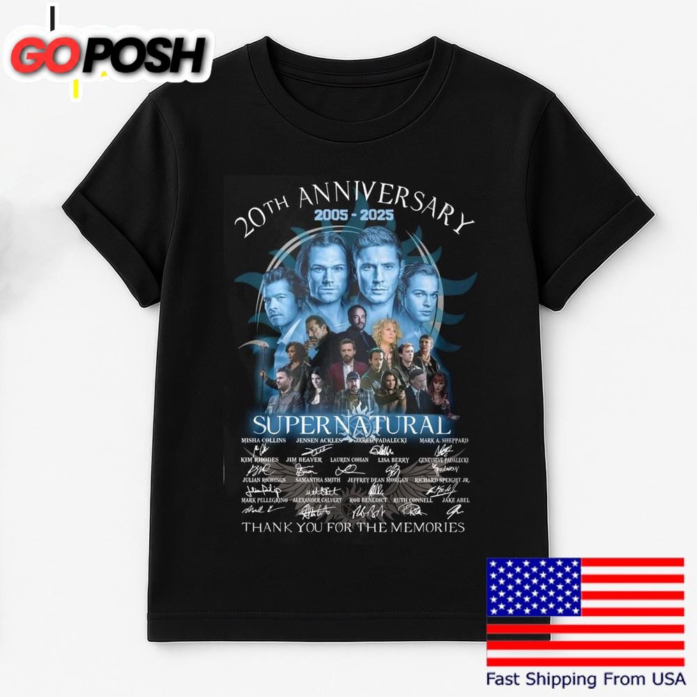 Super Natural Movie 20Th Anniversary T Shirt