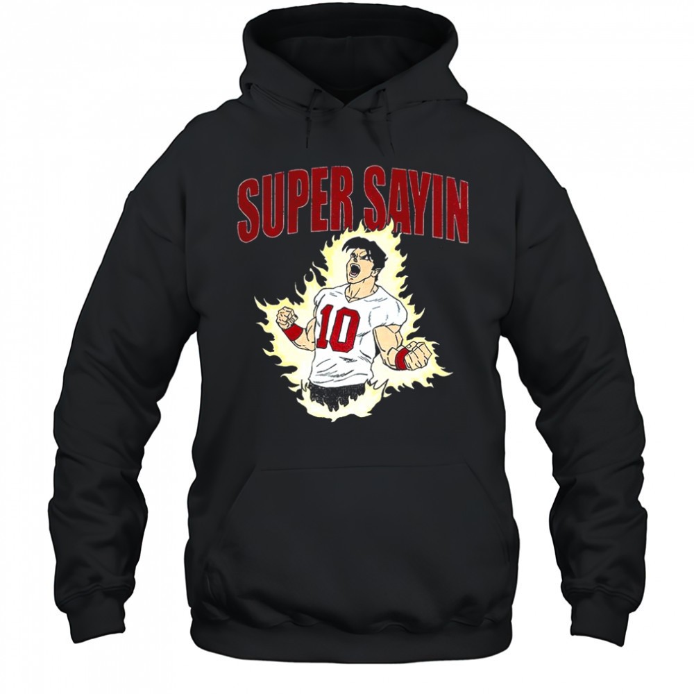 Super Saiyan player number 10 cartoon shirt