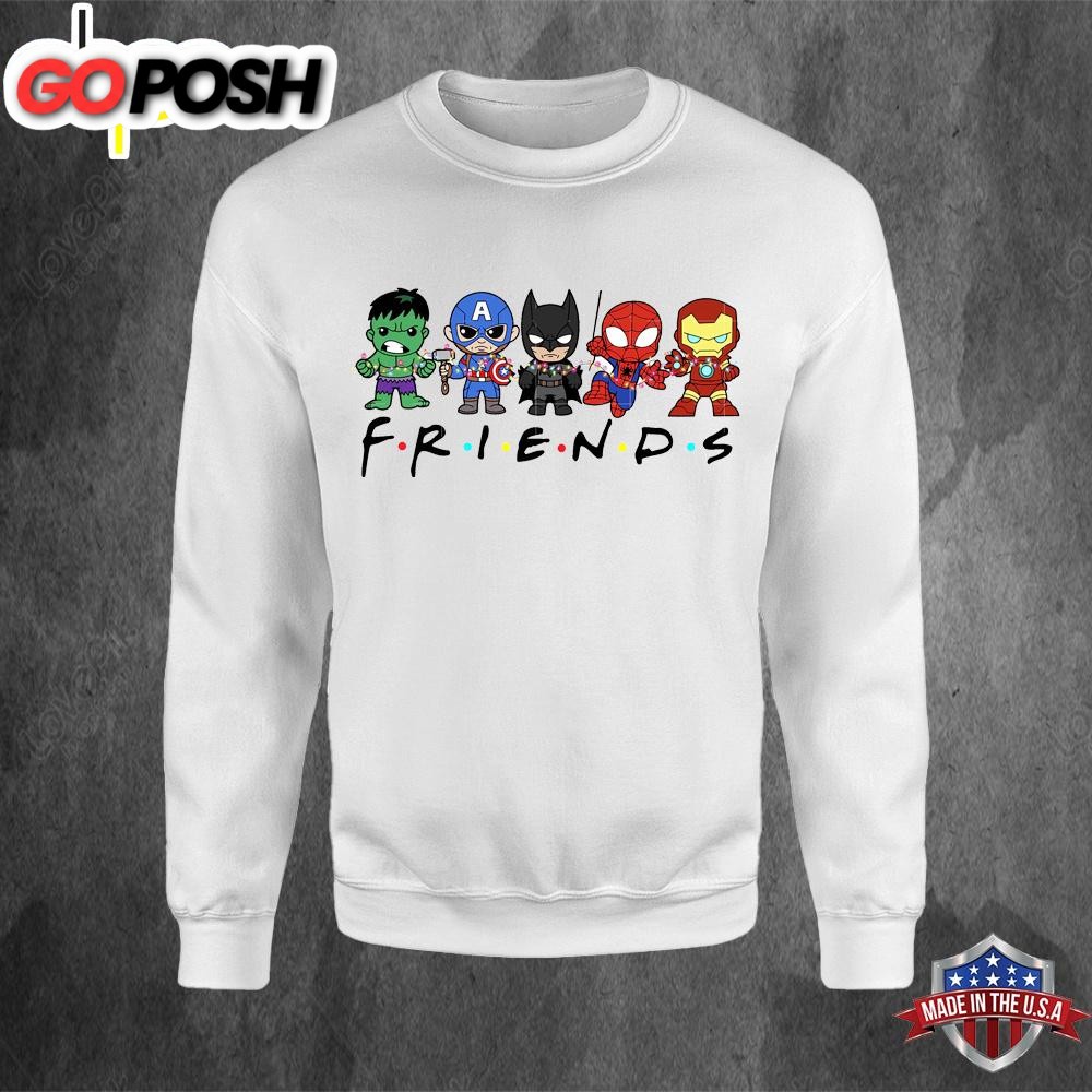 Superheros Friends Christmas Unisex Sweatshirt