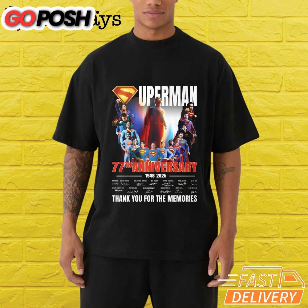 superman-77th-anniversary-thank-you-for-the-memories-t-shirt-l9wozaki Superman 77Th Anniversary Thank You For The Memories T-Shirt