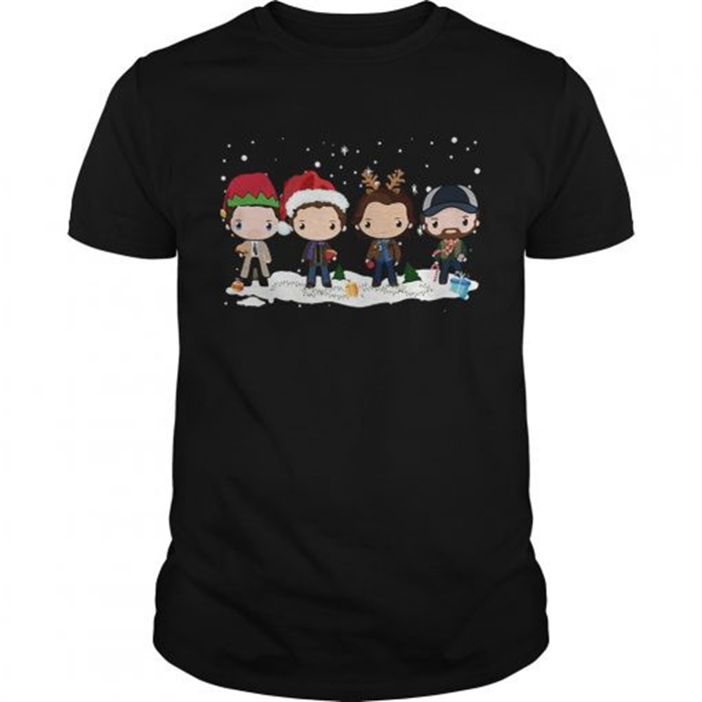 supernatural-santa-chibi-christmas-tshirt-nte78q1q Supernatural santa chibi Christmas Tshirt