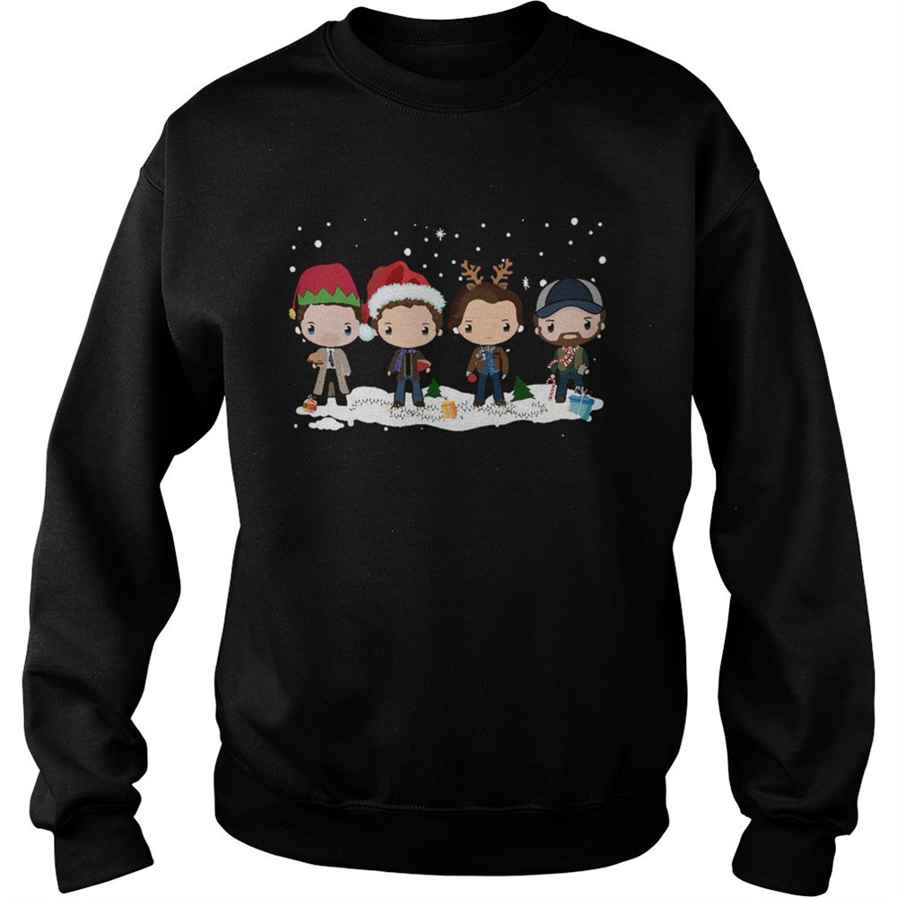 Supernatural Winchester Chibi Christmas shirt
