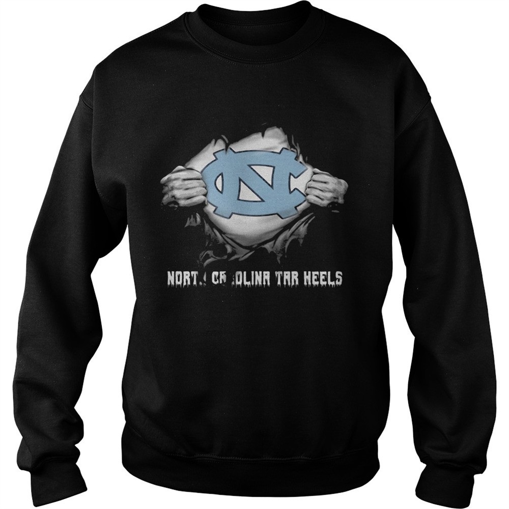 Supperman north carolina tar heels shirt