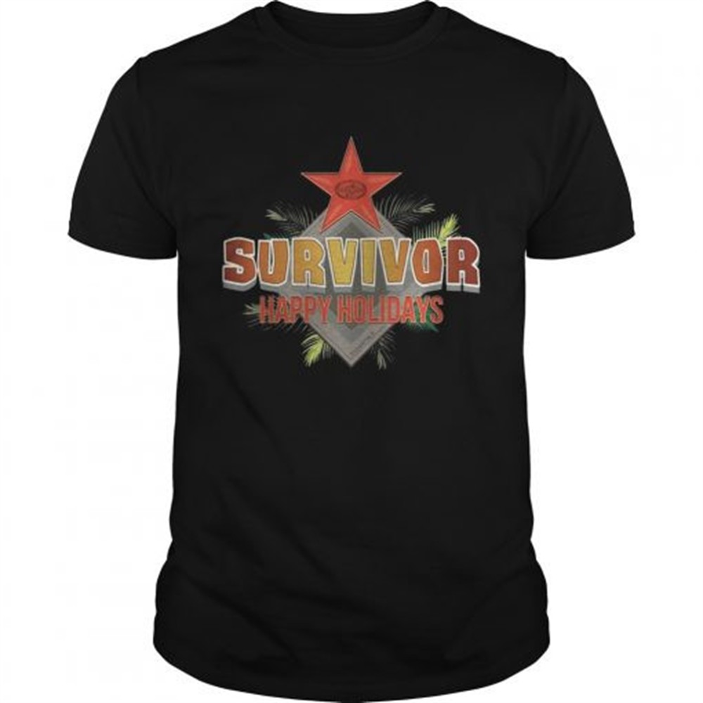 survivor-happy-holidays-christmas-shirt-qz86ac9n Survivor Happy Holidays Christmas shirt