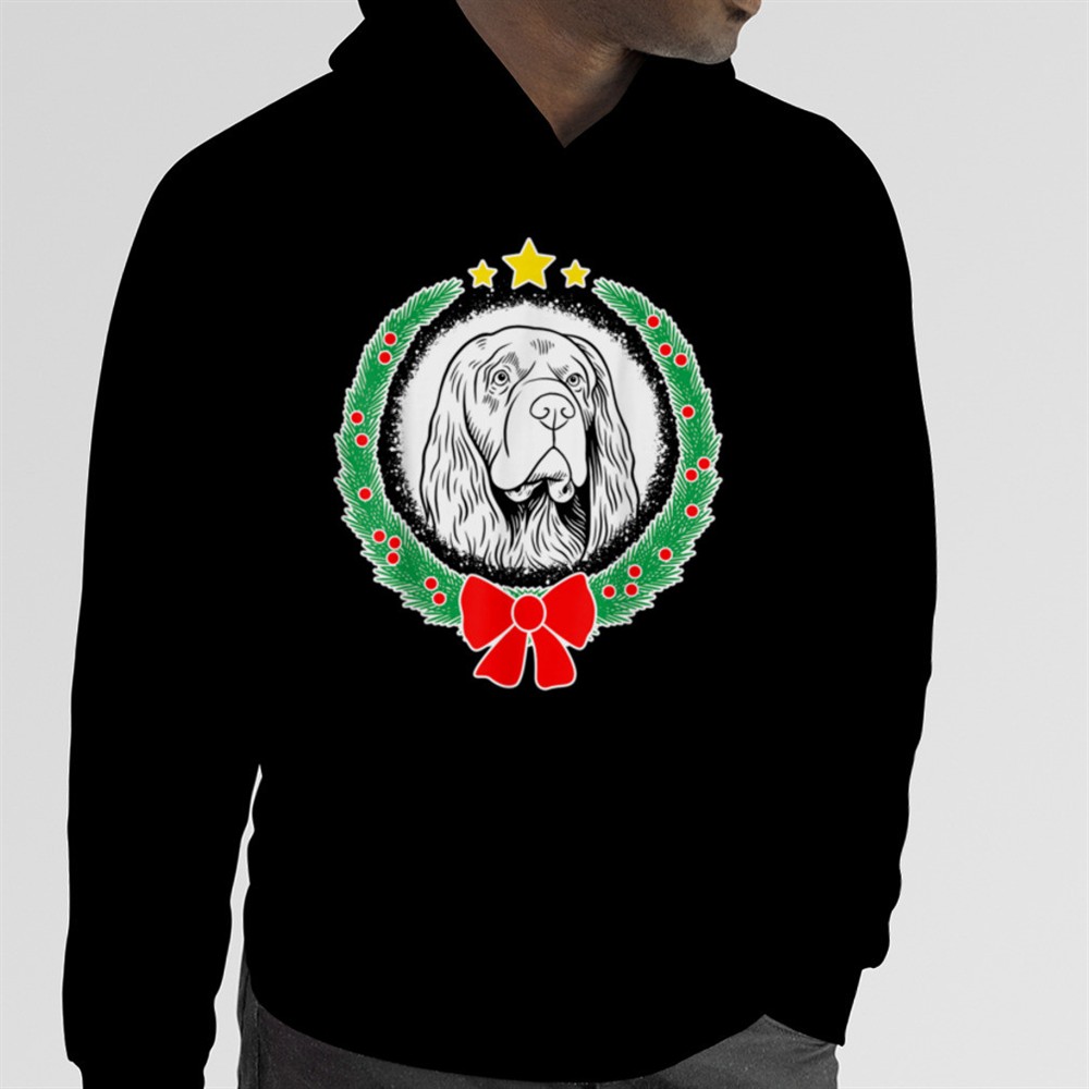 Sussex Spaniel Christmas Xmas Dog T-Shirt B0BM7PWKD9