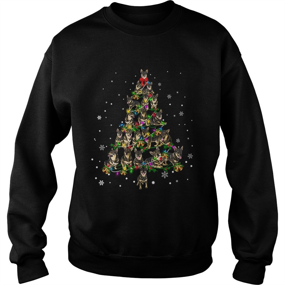 Swedish Vallhund Christmas Tree TShirt