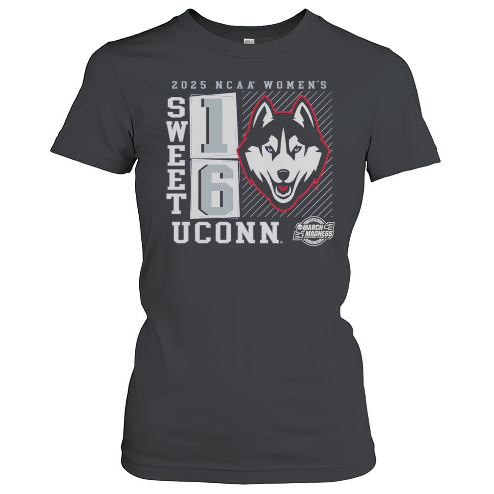 sweet-16-uconn-huskies-2025-ncaa-womens-basketball-tournament-march-madness-no-l-keibuomb Sweet 16 UConn Huskies 2025 NCAA Womens Basketball Tournament March Madness No Look Pass T-shirt