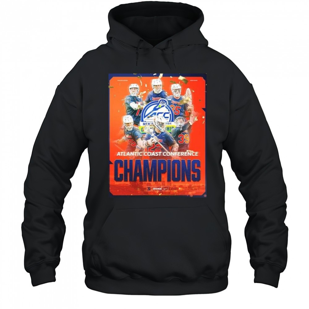 Syracuse Orange Mens Lacrosse Is The Atlantic Coast Conference Champions 2025 Shirt
